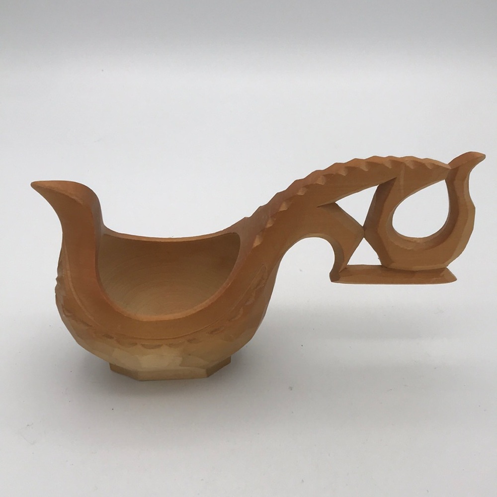 VTG Eastern‎ European Handmade Wooden Wedding Cup